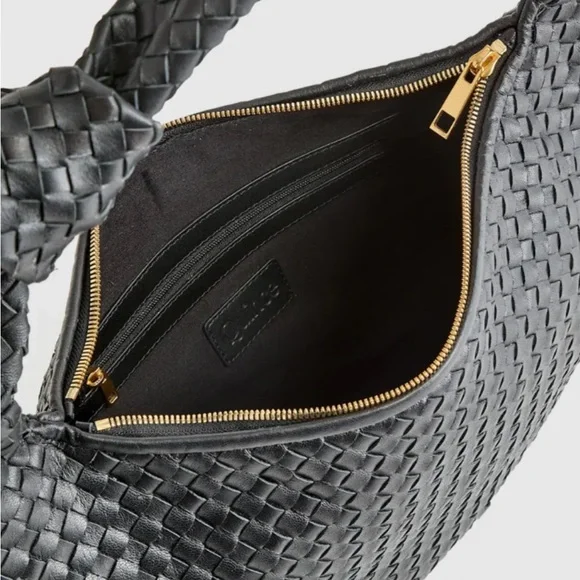 Quince Black Textured Hobo Bag - Picture 7 of 7